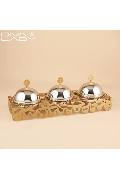 DIVA LADY A luxurious, versatile serving set – perfect for dates, appetizers, and desserts with a royal touch.