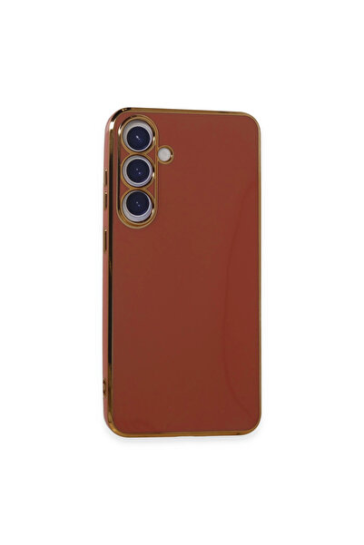 Marsilyan حافظة سامسونج جالاكسي S24 بلس من السيليكون - أحمر