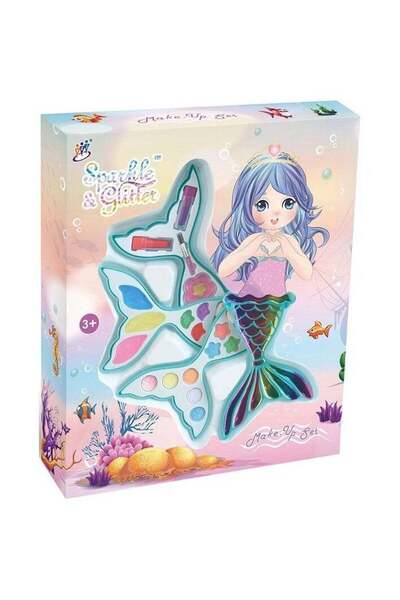 Generic حقيبة مكياج حورية البحر للأطفال