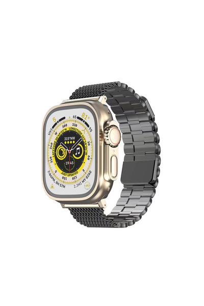 eco port Watch 42mm Compatible Ascend Metal Band (Not a Watch) - Gray