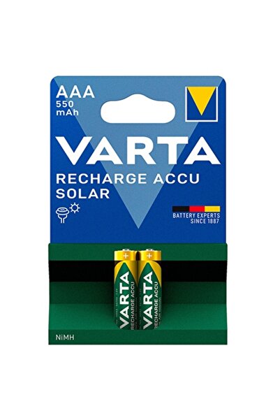 PANASONIC Varta Solar Rechargeable AAA Battery 550mAh
