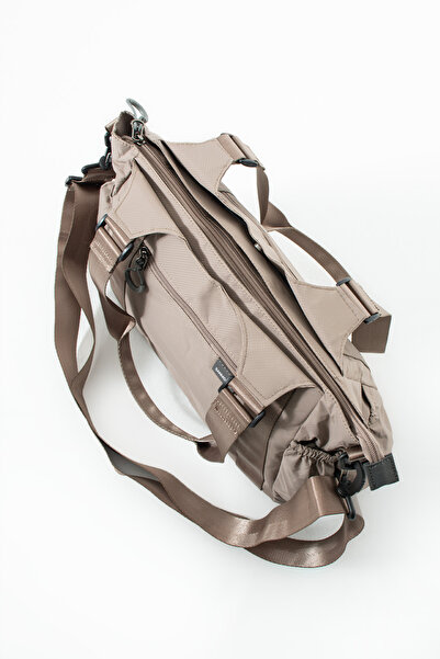 Sanmorris Lightweight and Durable Parachute Fabric Multi-Compartment Bag with Hand and Crossbody Straps