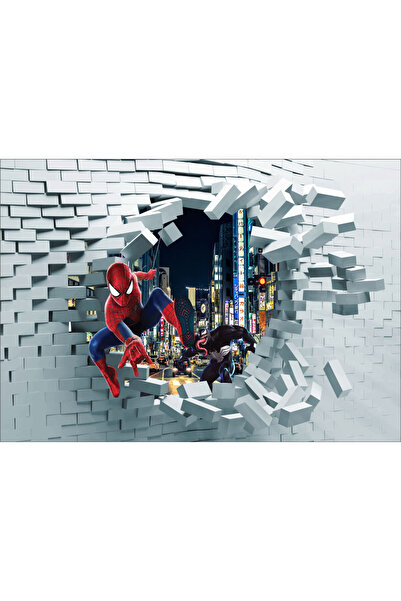 VIODESIGN Spider Man 3D children's wallpaper, self-adhesive, multicolor, 200 x 300 cm