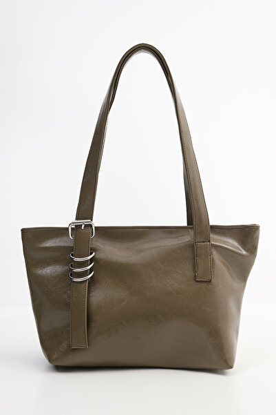 Addax Belt Detailed Hand and Shoulder Bag Ç11