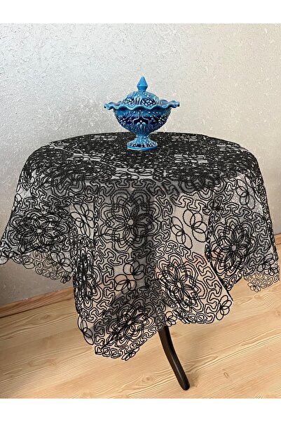 BRL ÇEYİZ HOME Fiskos Tablecloth Tulle Laced Dowry Holder