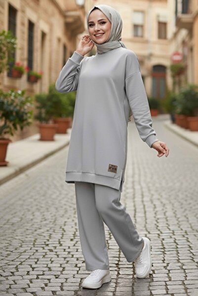 TOFİSA Armalı Vortex Double Suit Gray - 28000-Gri