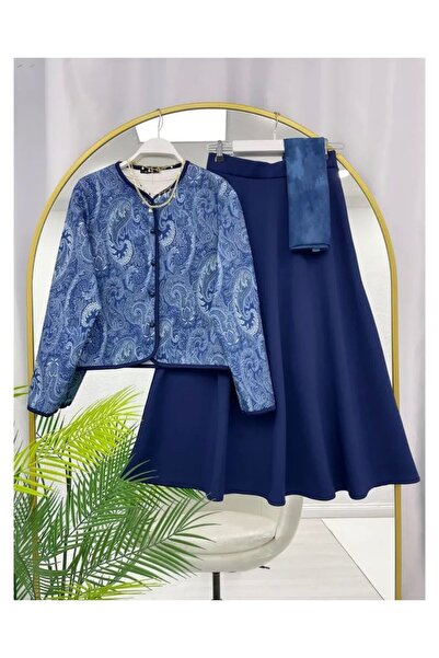 YILMAZBARMAZ Women's Ethnic Patterned Two-Piece Set