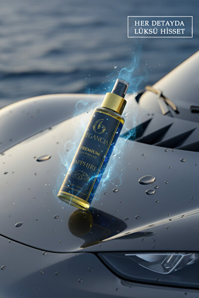 Elegancia Sapphire Premium Araba Kokusu | Uzun Süre Kalıcı Oto Parfüm | Ferah...