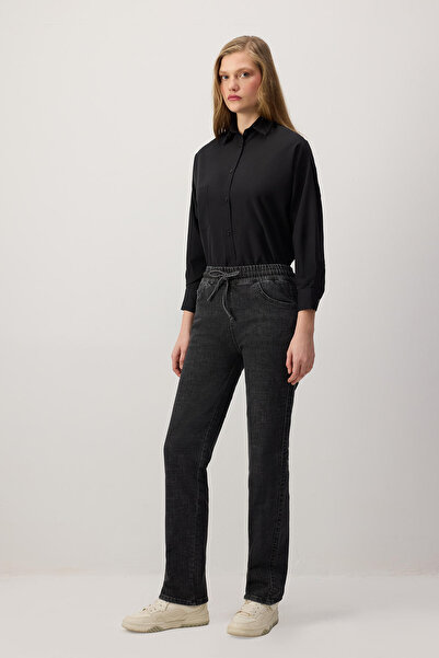 Touché Privé Denim Pants with Elastic Waist