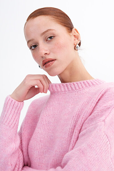 Addax Crew Neck Long Sleeve Knitwear Sweater K3423-A11