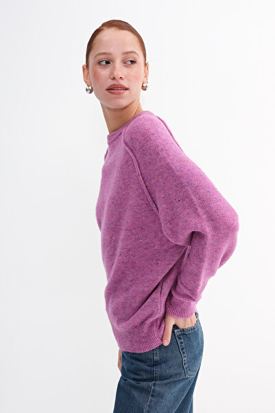 Addax Crew Neck Nopeli Knitwear Sweater K3463