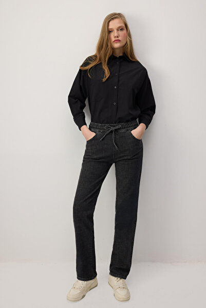 Touché Privé Denim Pants with Elastic Waist