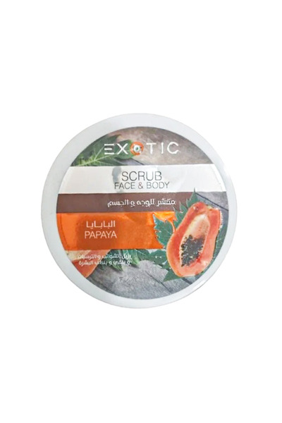 Exotic face and body scrub with papaya 400ml