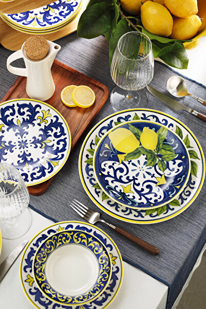 Kütahya Porselen Aurora 24 Parça 6 Kişilik Yemek Takımı