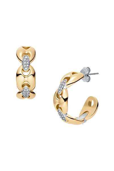 Fossil Heritage Stainless Steel Earrings JF04930998