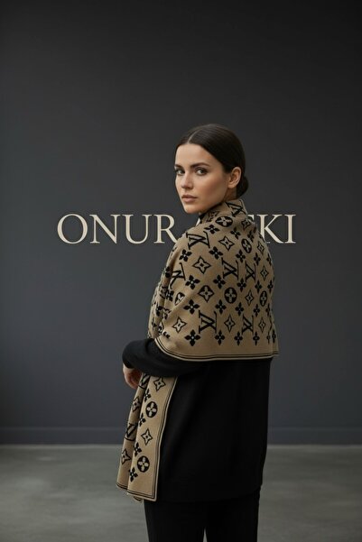 Onur Etol - Νέα Συλλογή Φαρδύ μαντήλι ώμου Χειμερινό Παχύ Προϊόν Διπλής Όψης Υφαντό Υφασμάτινο Κατάστημα Μύθος