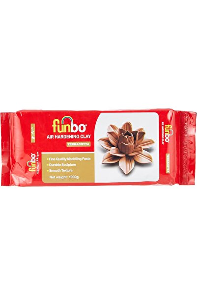 Funbo طين تيراكوتا للتصلب الهوائي 1000 جرام