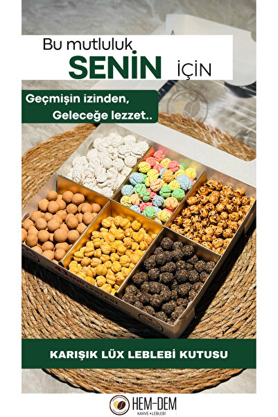 SOFT Hediyelik Karışık Lüx Leblebi Kutusu 500 gr -02