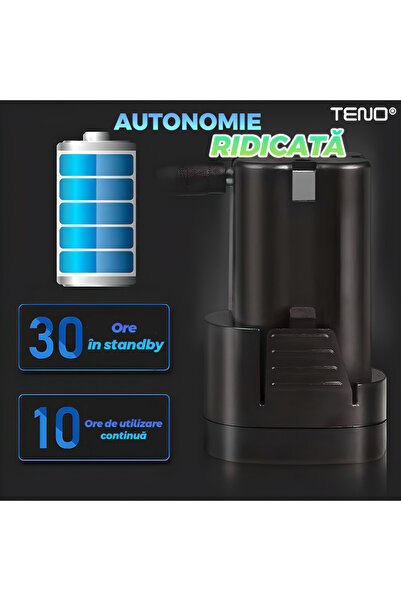 Teno "Teno® Portable Thermal Printer, wireless, HP ink, QR codes, barcodes, black