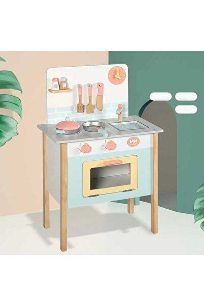 STAR TOYS Wooden Play Kitchen for Kids - Kitchen Set