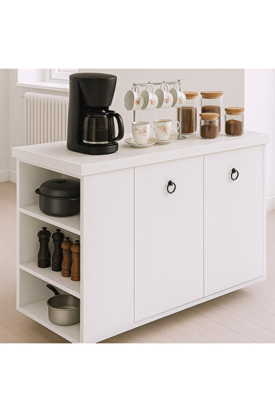 İGEMTASARİM Kahve Köşesi, Ardiye ve Mutfak Dolabı – Geniş Raflı Çok Amaçlı Tasarım kiler çok amaçlı dolap