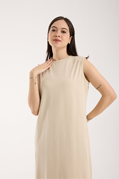 KLC Fashion فستان من قماش جيرسيه 100% قطن قماش قابل للتمدد ملابس داخلية فستان...