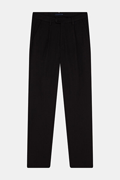 W Collection Diagonal Striped Black Chino Sports Pants
