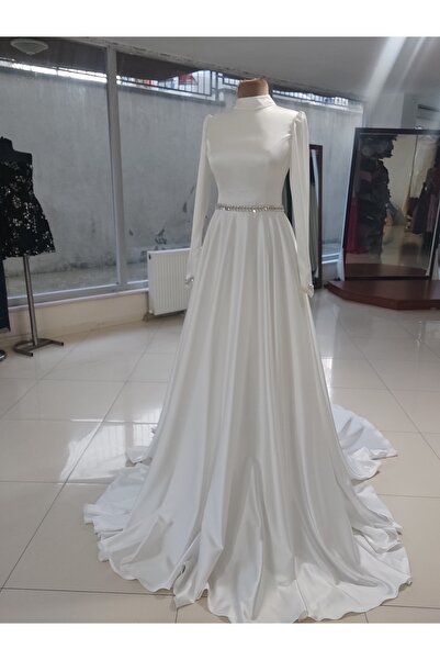 ÖZEL DİKİM TESETTÜR GELİNLİK 6