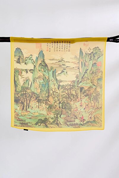 Rumon Far East Themed Scarf