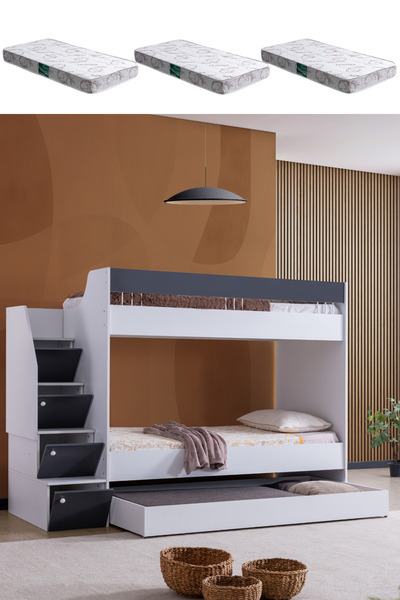 Setay Ranza, Martin Yavrulu Ranza - Antrasit 3 Adet Comfort Yatak