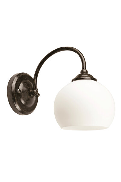 Bibilel Lampă de perete Ramona Wenge+Alb 1 x E27 60 W