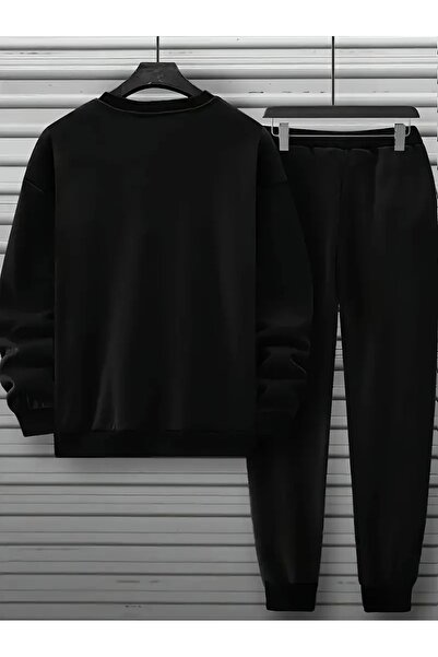 Flaubert Men's Ba Printed Oversized Sweatahirt - Sweatpants 2-Piece Set