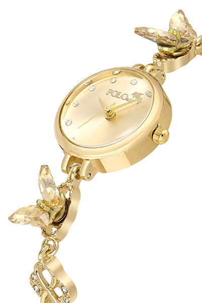 Polo Air ساعة يد نسائية من كيليبت كيركل، لون ذهبي، PL-1579B1x