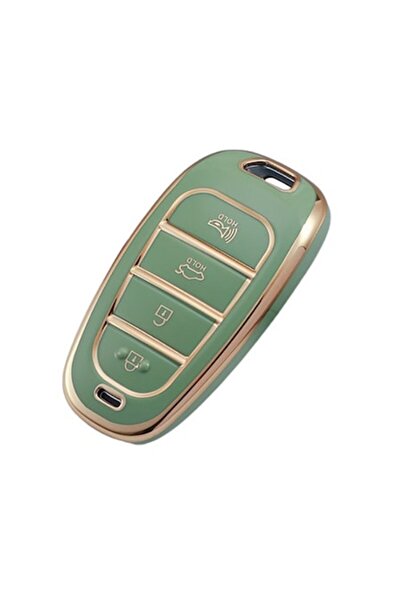 OEM Green key cover for Hyundai 3-4 button (Santa Fe, Tucson, 2020-2022)