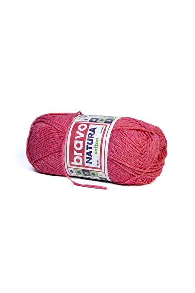 Bravo Natura Cotton Floare de rodie 701 Ață de bumbac 100gr 200mt