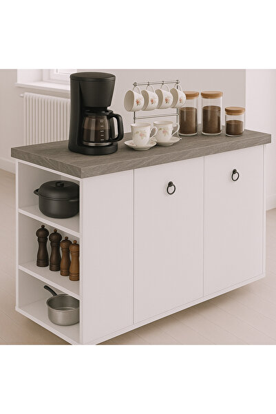 İGEMTASARİM Kahve Köşesi, Ardiye ve Mutfak Dolabı – Geniş Raflı Çok Amaçlı Tasarım kiler çok amaçlı dolap