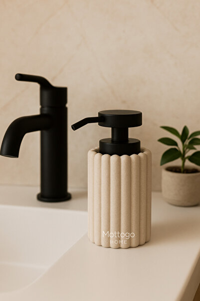 Mottogo Polyresin Textured Liquid Soap Dispenser