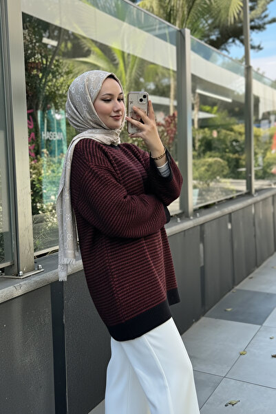 My City 51172- Stylish Comfortable Glittery Women's Knitwear Long Sweater