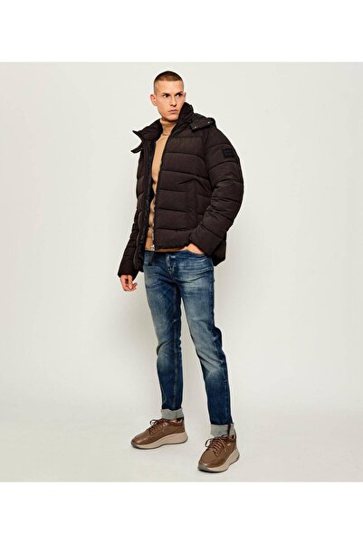 BOSS Men's Thick Heel Leather Laced Comfortable Sole Brown Sneaker 50553207-205