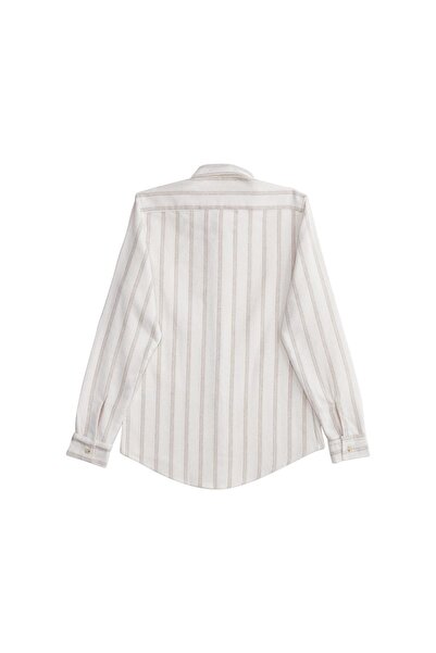 Tudors Men's Slim Fit slim fit button down striped lumberjack shirt