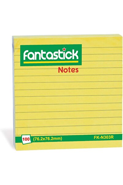 Fantastick - ملاحظات لاصقة (3 × 3) صفراء FK-N303R - 12 قطعة