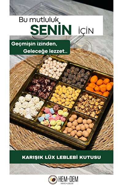SOFT Hediyelik Karışık Lüx Leblebi Kutusu 700 gr -03