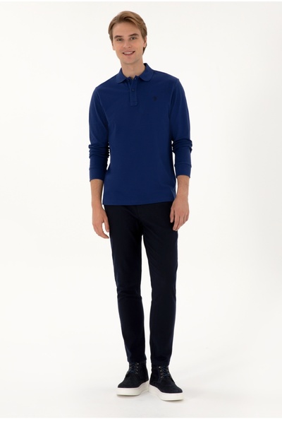 U.S. Polo Assn. U.S. Polo Assn. Polo Collar Regular Fit Basic Sweatshirt