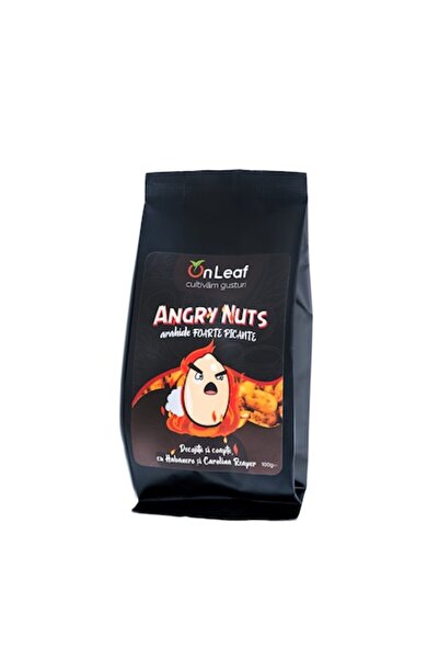 On Leaf Very Hot Peanuts with Habanero & Carolina Reaper, On Leaf, 100 g