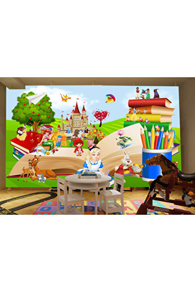 VIODESIGN Children's Wallpaper, Storybook, self-adhesive, multicolor, 200X300 cm