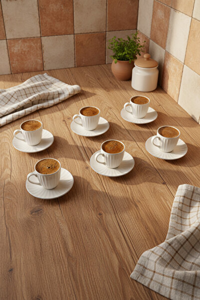 Bambum Karizma 6-Person Coffee Cup Set Platinum