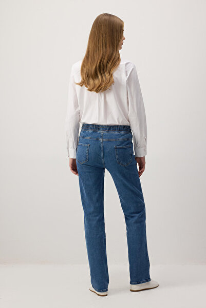 Touché Privé Denim Pants with Elastic Waist