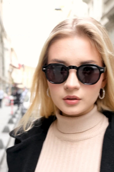 Saltos Unisex Black Sunglasses Men Women Glasses Classic Uv400 Eye Protective