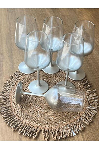 ROSSEV Glow Silver Water Glass Set of 6