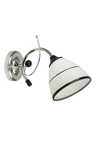 Bibilel Dorya Wall Light White and Black 1 x E27 60 W